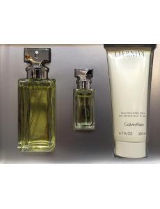 CK ETERNITY GIFT SET 100ML+15ML+100ML BODY LOTION