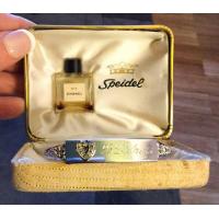 RARE 1950's Speidel Locket Spandex Bracelet in Gift Box w Chanel No5 Perfume Set