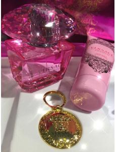 Versace bright crystal absolu edp 90ml + body lotion 100ml + keyholder 